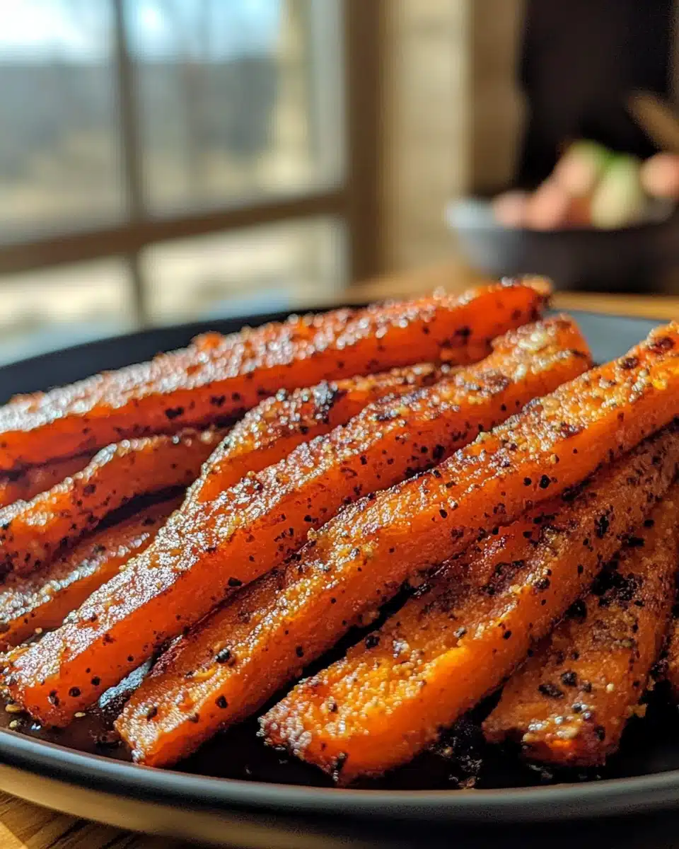 Smoky Sweet Carrot Bacon Strips! A delicious, plant-based treat that satisfies your cravings. Try it today!