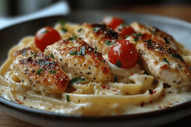 Pasta with Garlic Butter Chicken