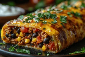 Taco Crescent Roll Bake