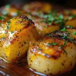 Smash Potatoes with Crispy Edges