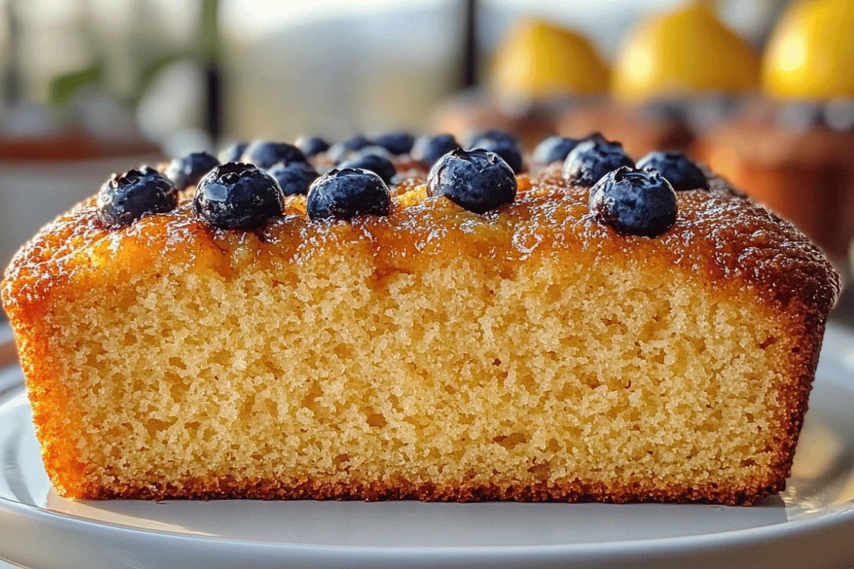 Blueberry Lemon Crunch Loaf