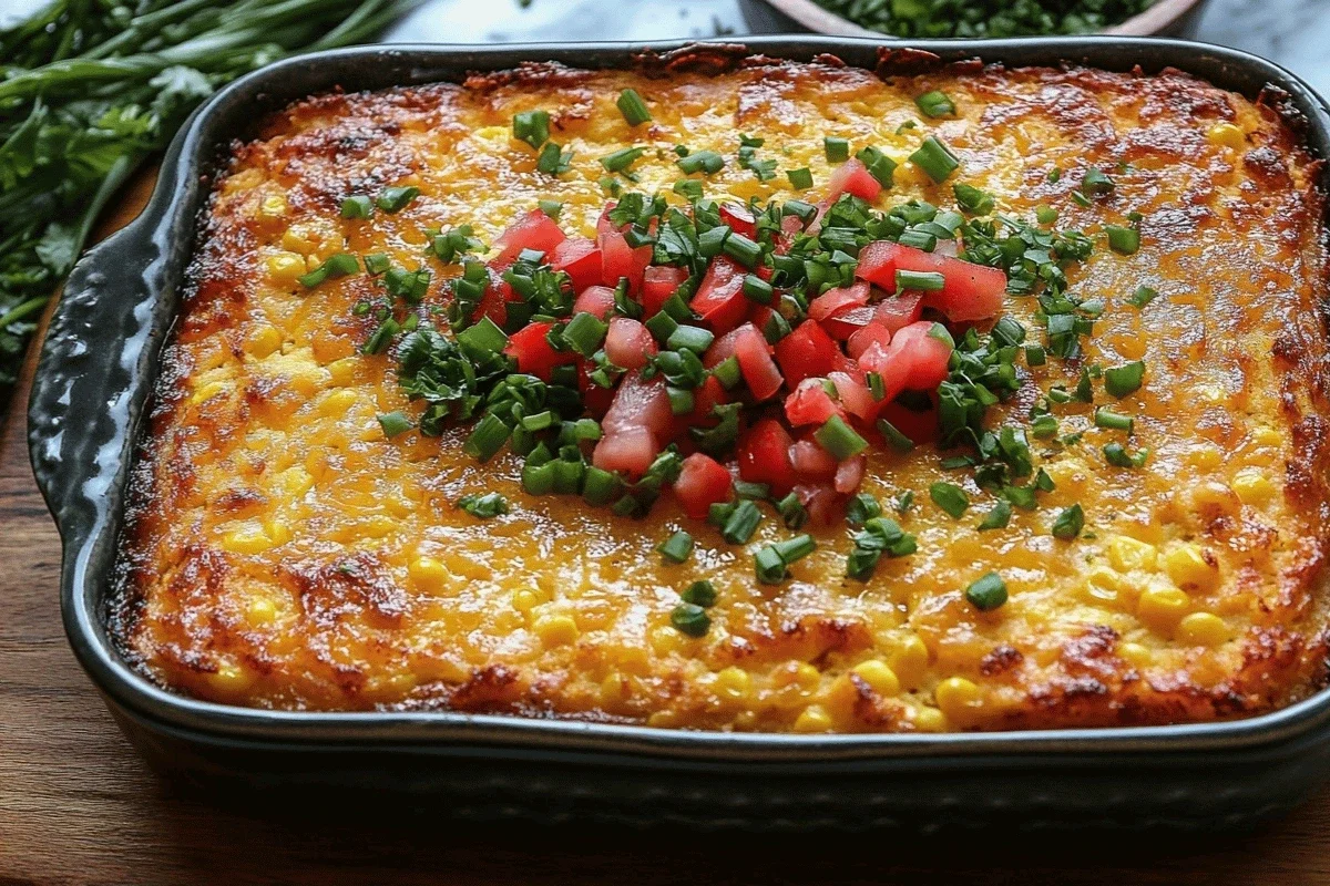 Perfectly Caramelized Sweet Cornbread Casserole