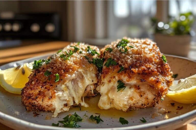 Crispy Parmesan-Crusted Chicken Thighs are delicious!