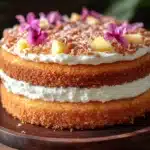 Coconut Cream Tropical Paradise Cake