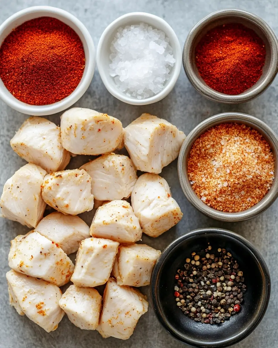 Irresistible Grilled Chicken Bites Recipe with 5-Min Garlic Sauce