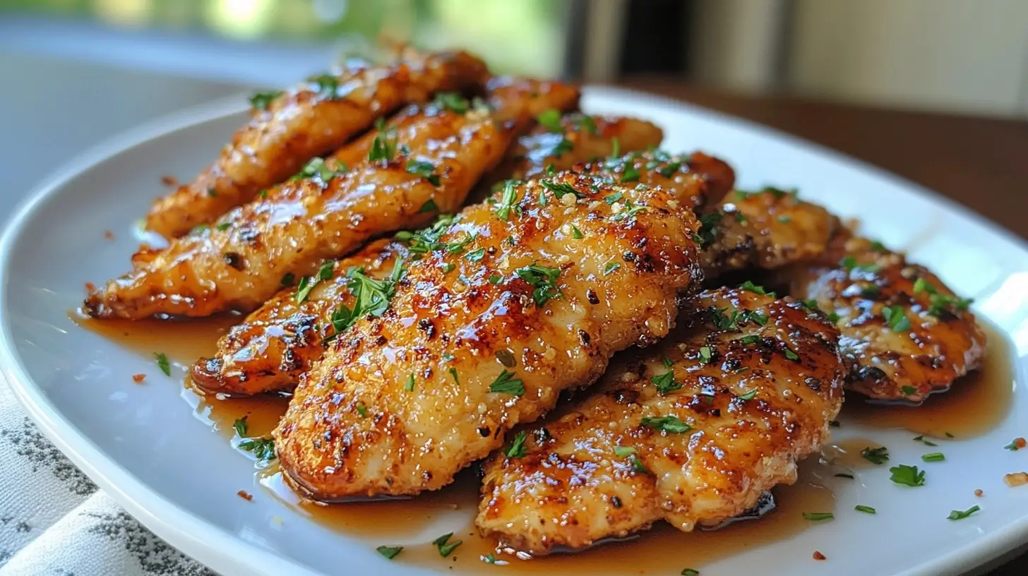 Air Fryer Honey Butter Garlic Chicken Tenders Recipe: 4 Steps to Perfect Tenders!