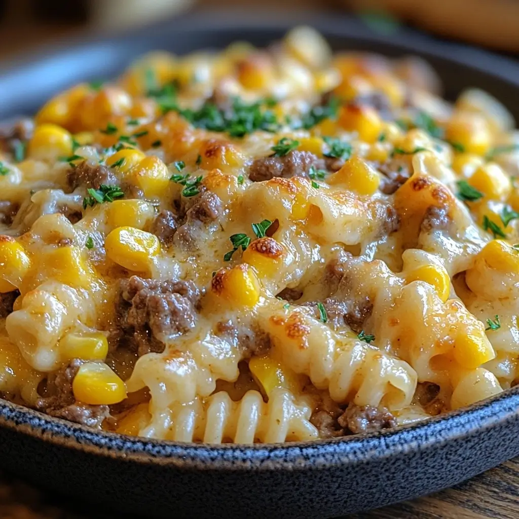 BEEF AND SWEET CORN ROTINI