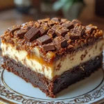 Milky Way Caramel Cheesecake Brownies