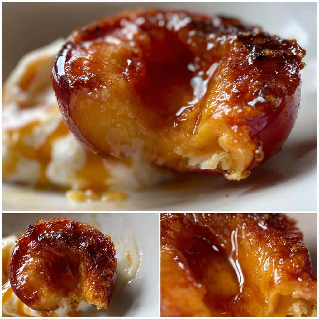 Air Fryer Peaches - detail 1