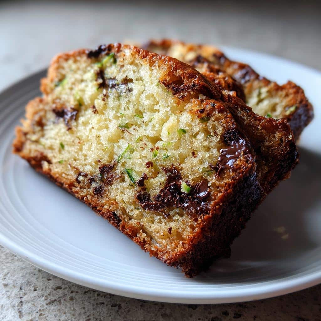 Chocolate Chip Zucchini Bread - detail 1