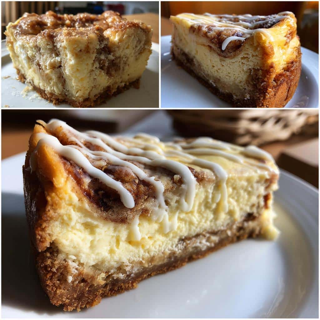 Cinnamon Roll Honeybun Cheesecake - detail 1