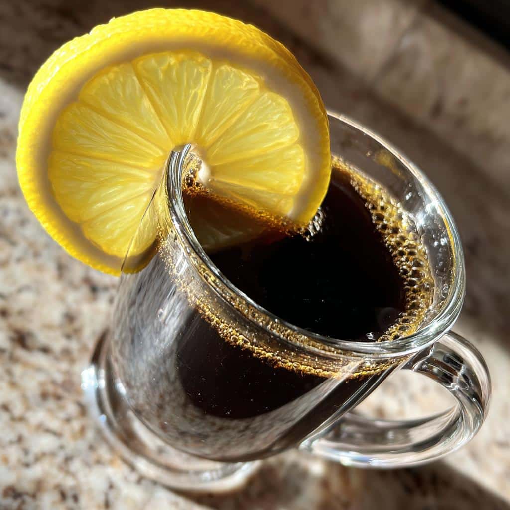 Coffee with lemon (lemon coffee weight-loss trend) - detail 2