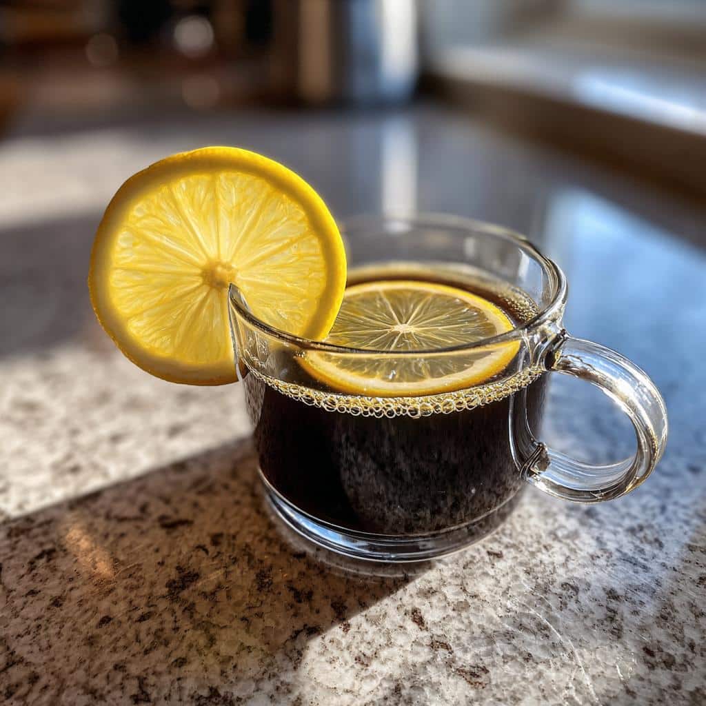 Coffee with lemon (lemon coffee weight-loss trend) - detail 3