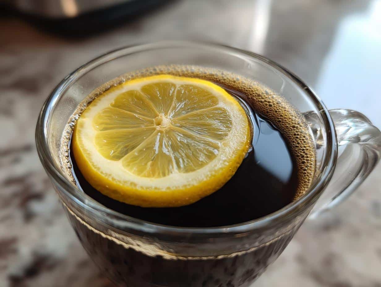 Coffee with lemon (lemon coffee weight-loss trend) - detail 4