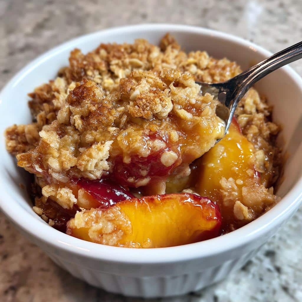 Nectarine Brown Sugar Crisp: A 24-Minute Marvel! 7 Nectarine Brown Sugar Crisp - detail 3