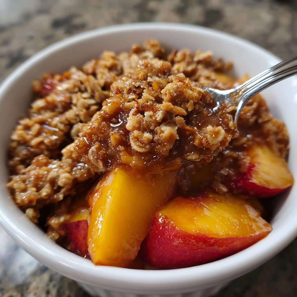 Nectarine Brown Sugar Crisp: A 24-Minute Marvel!
