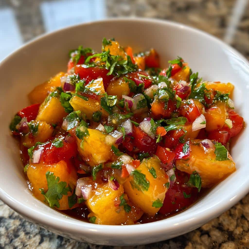 Nectarine Salsa - detail 1