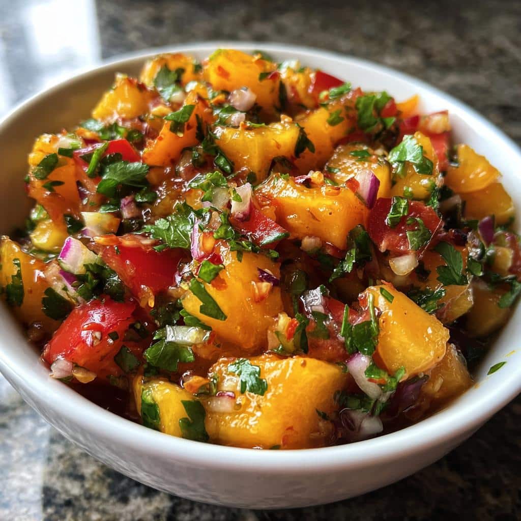 Nectarine Salsa - detail 2
