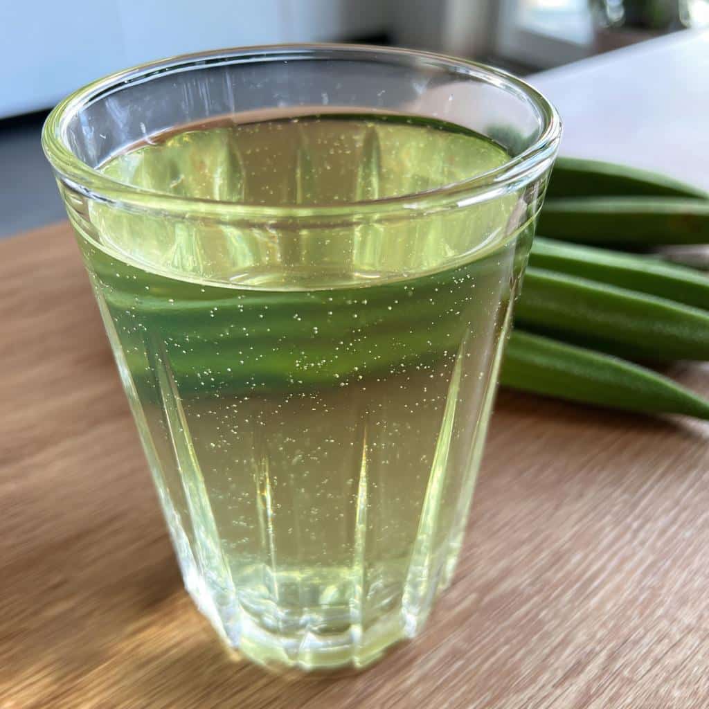 Okra water - detail 1