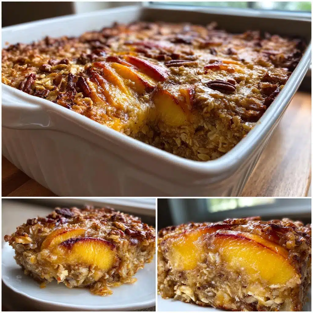 Peach Baked Oatmeal - detail 3