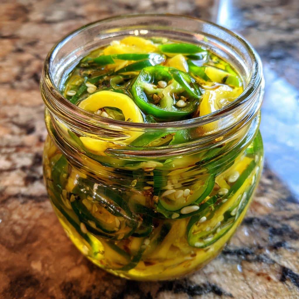 Quick Pickled Banana Peppers - detail 1