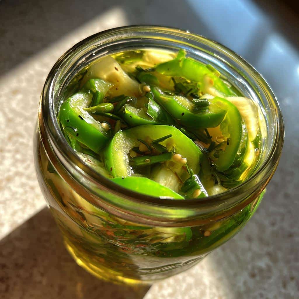 Quick Pickled Banana Peppers - detail 2