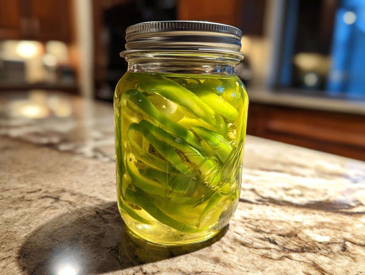 Quick Pickled Banana Peppers - detail 3