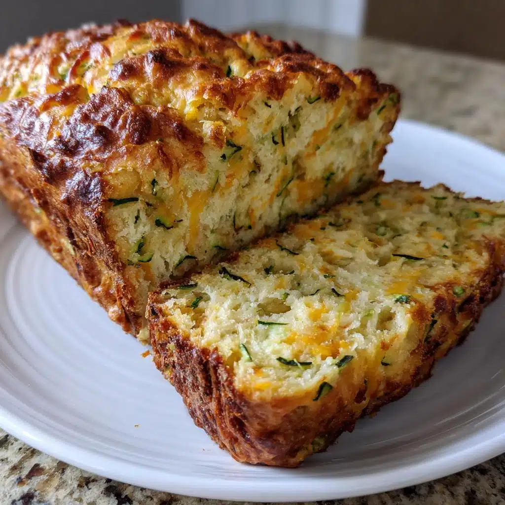 Savory Zucchini Cheddar Quick Bread