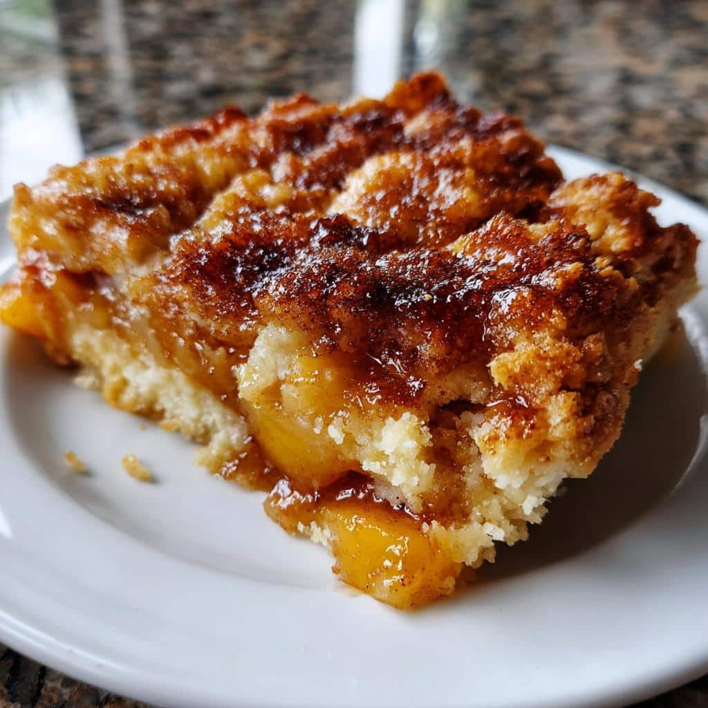 Southern Peach Cobbler - detail 1