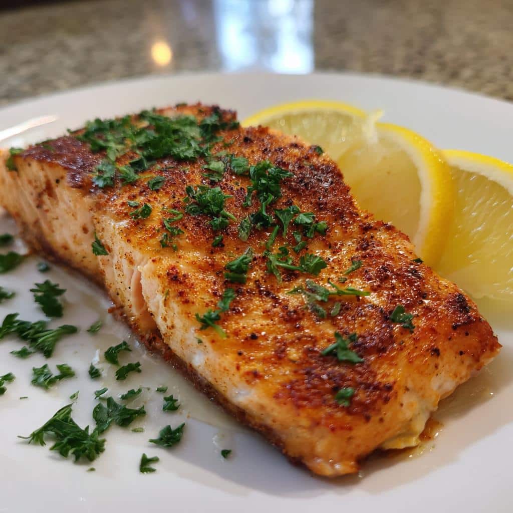 Texas Roadhouse Style Baked Salmon - detail 3