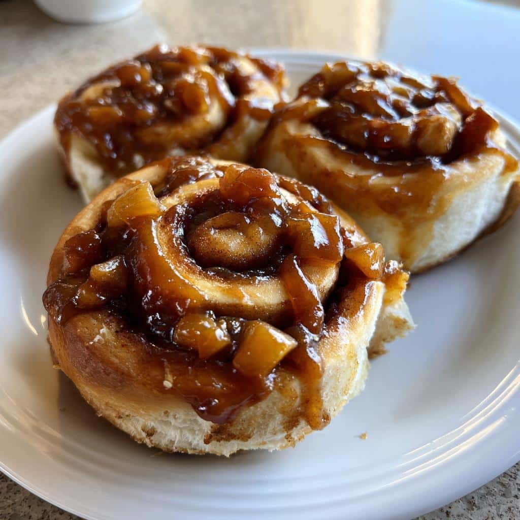 Apple Pie Cinnamon Rolls with Easy Apple Filling - detail 1