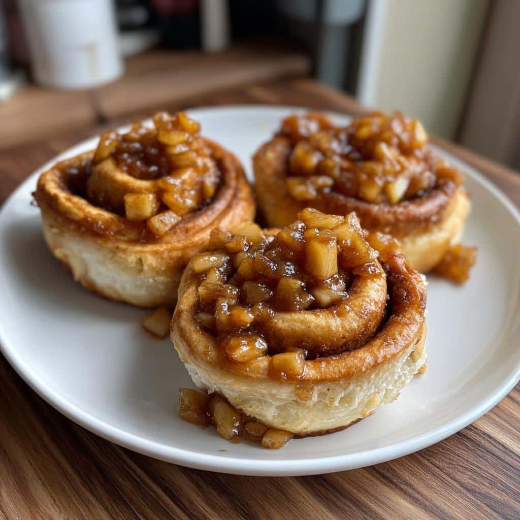 Apple Pie Cinnamon Rolls with Easy Apple Filling - detail 3