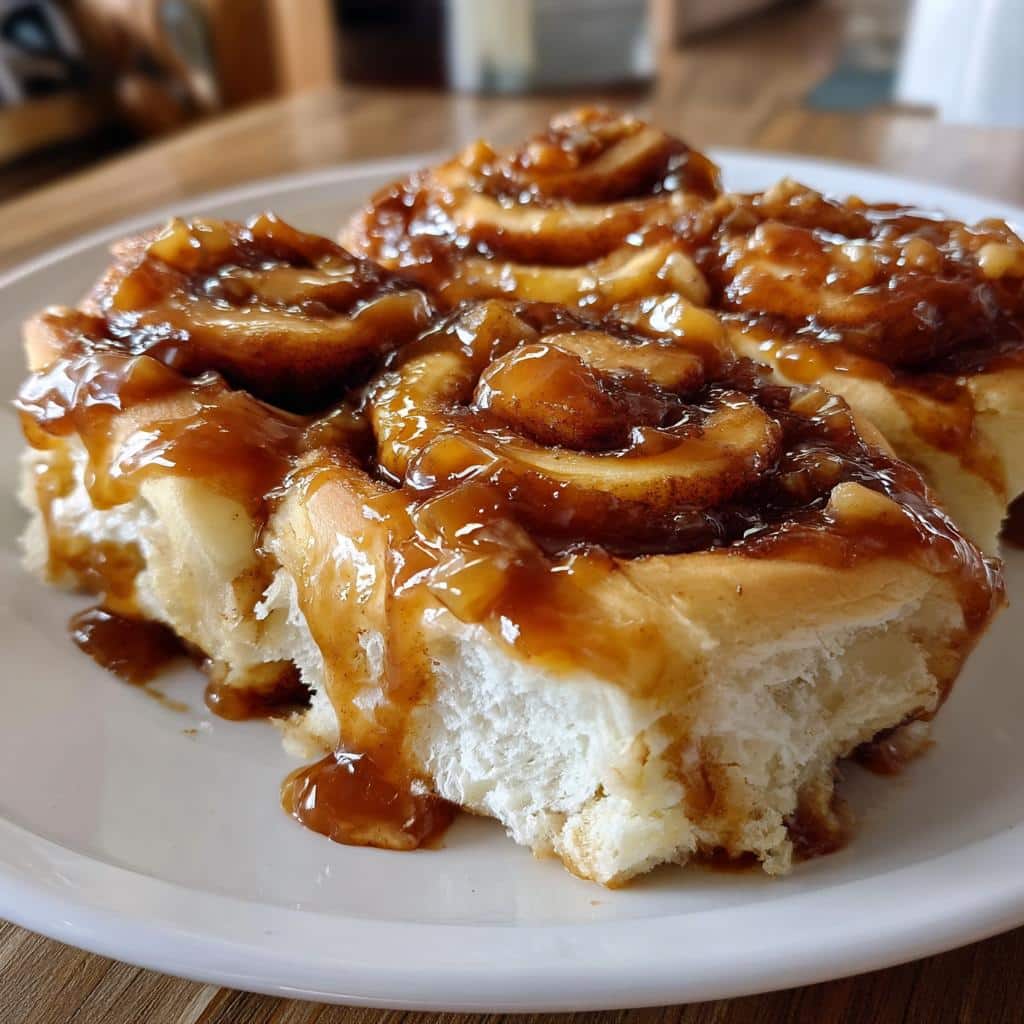 Apple Pie Cinnamon Rolls: 1 Easy Delight