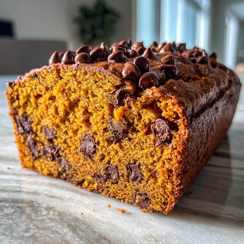 Best Chocolate Chip Pumpkin Bread 🎃🍫 - detail 1