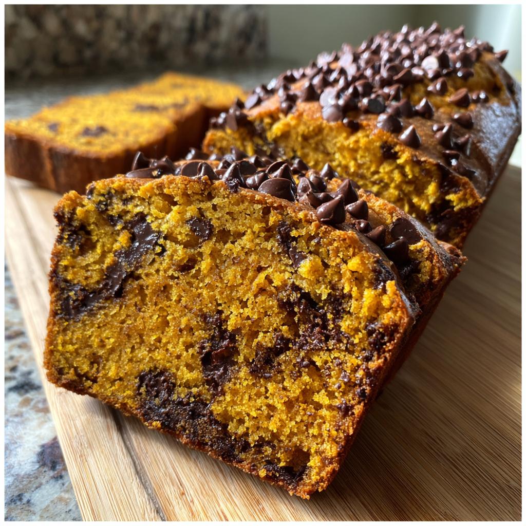Best Chocolate Chip Pumpkin Bread 🎃🍫 - detail 2