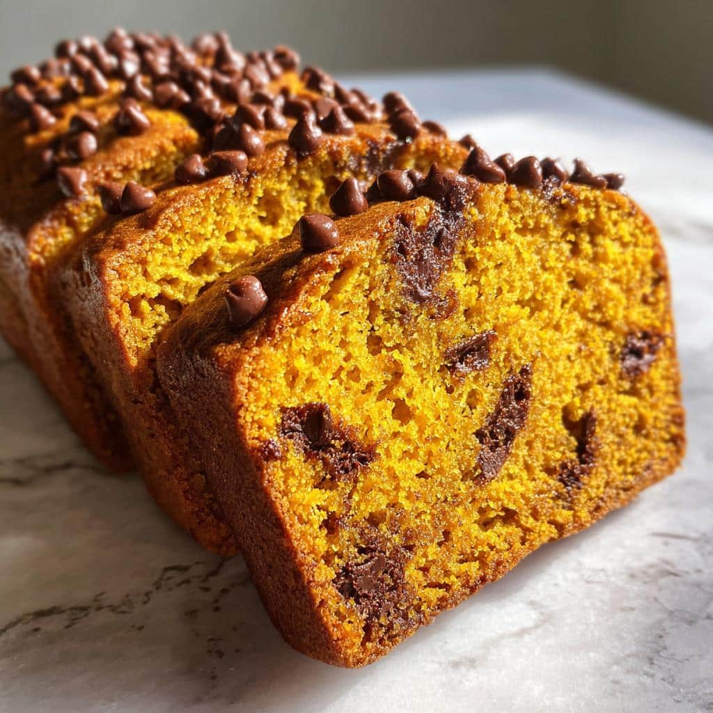 Best Chocolate Chip Pumpkin Bread 🎃🍫 - detail 3