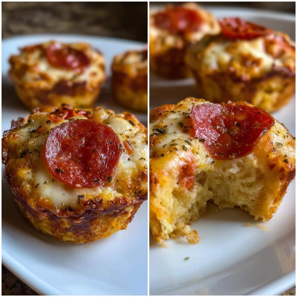 Carnivore Pizza Muffins - detail 2
