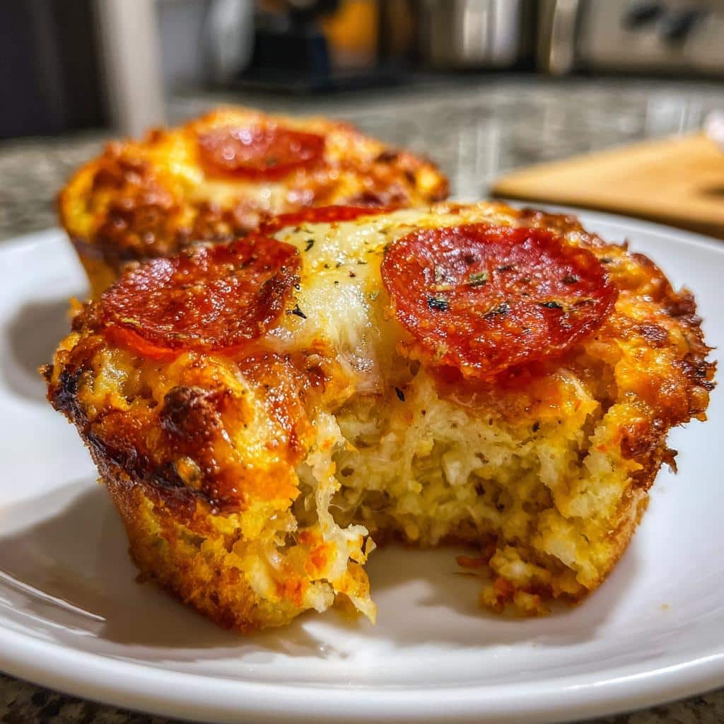 Carnivore Pizza Muffins - detail 3