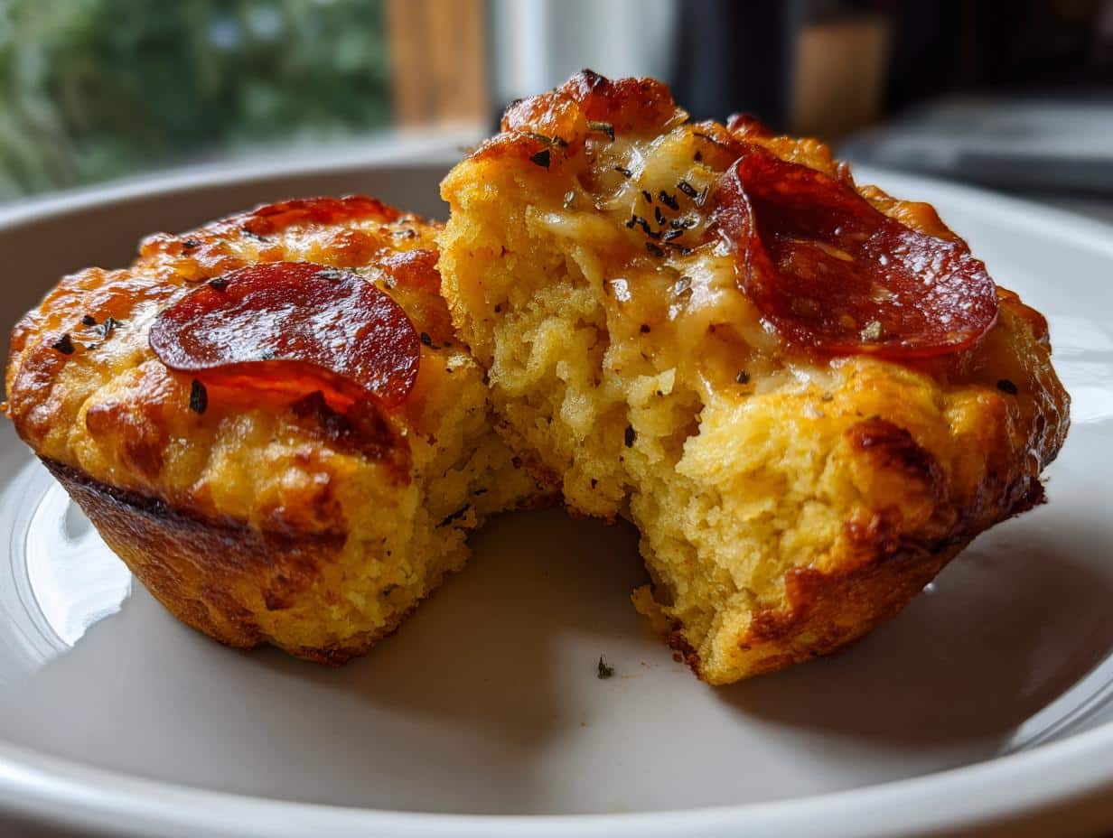 Carnivore Pizza Muffins