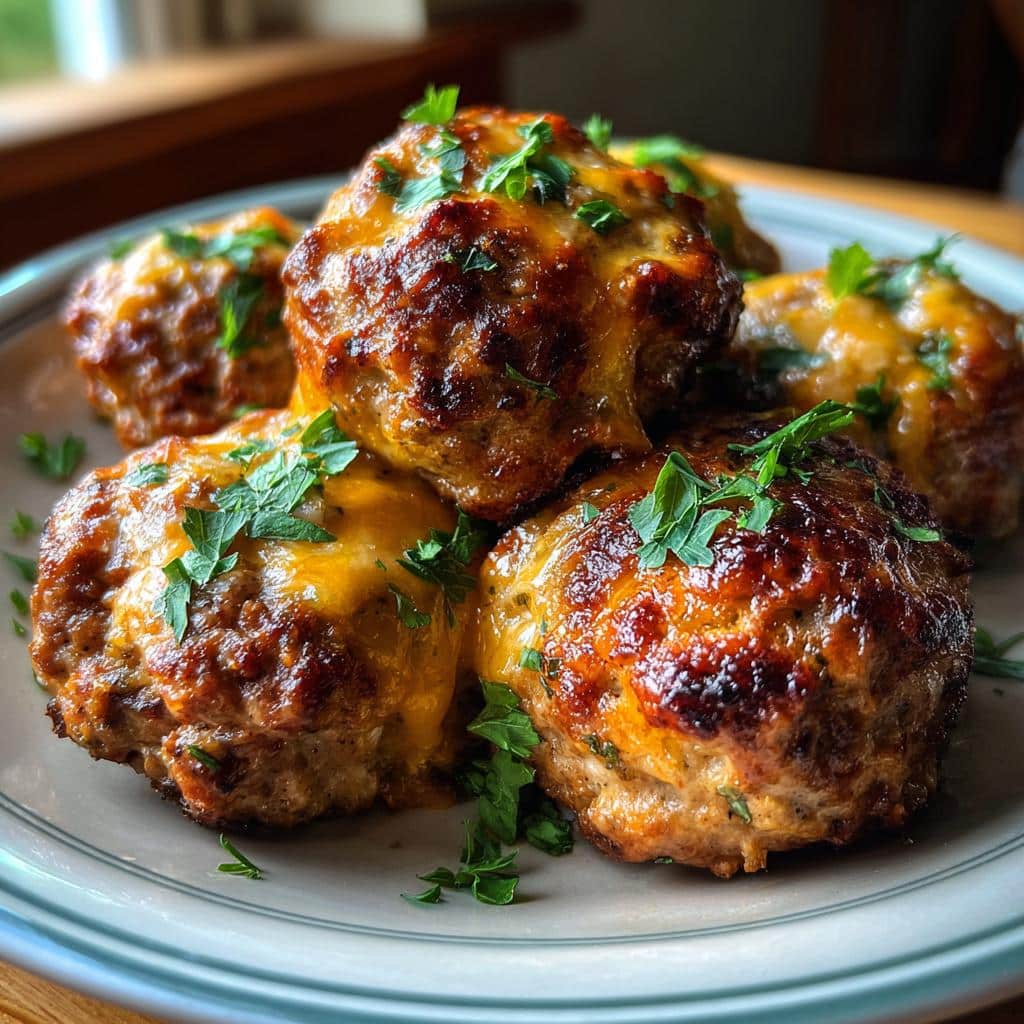Cheesy Stuffed Meatloaf Bites - detail 1