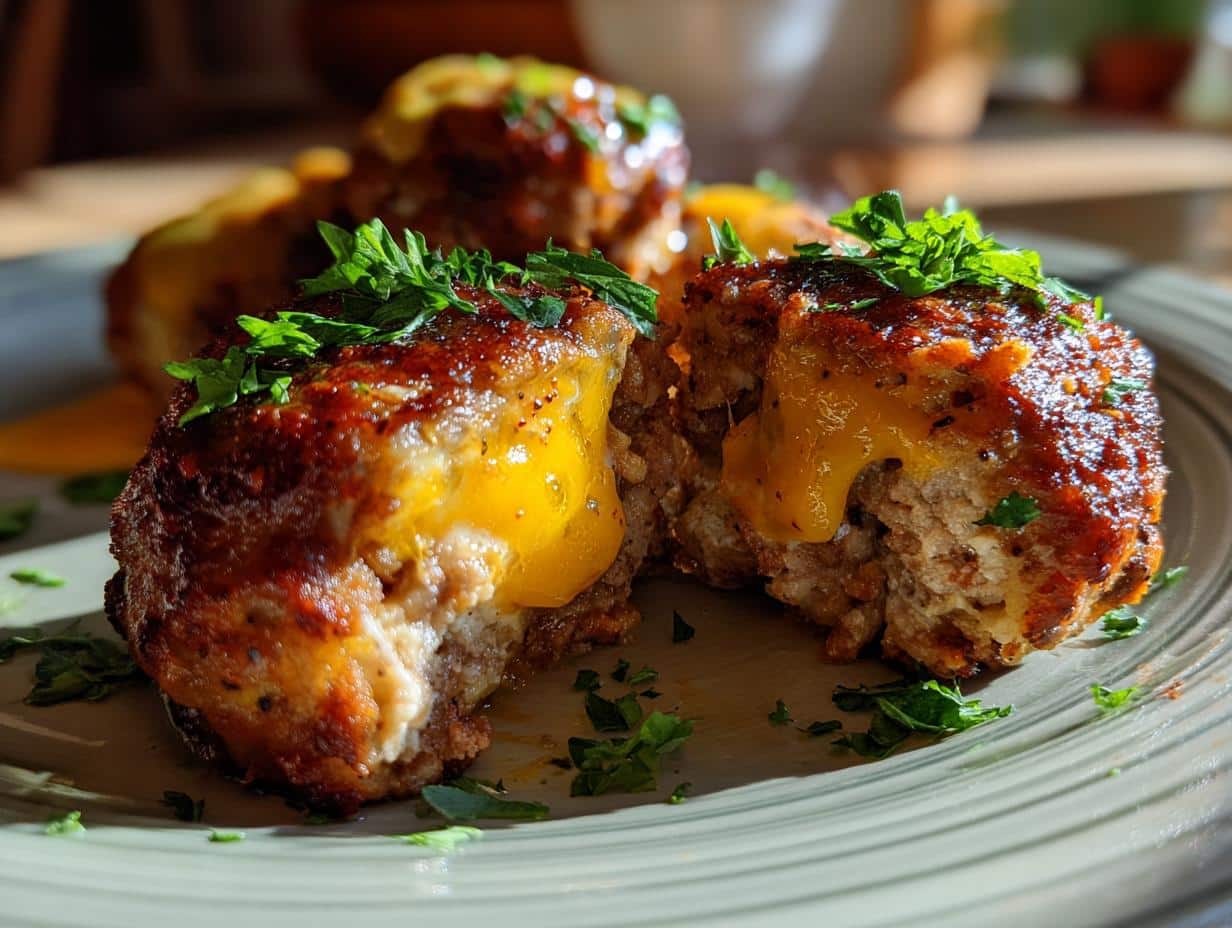 Cheesy Stuffed Meatloaf Bites: 20 Amazing Bites
