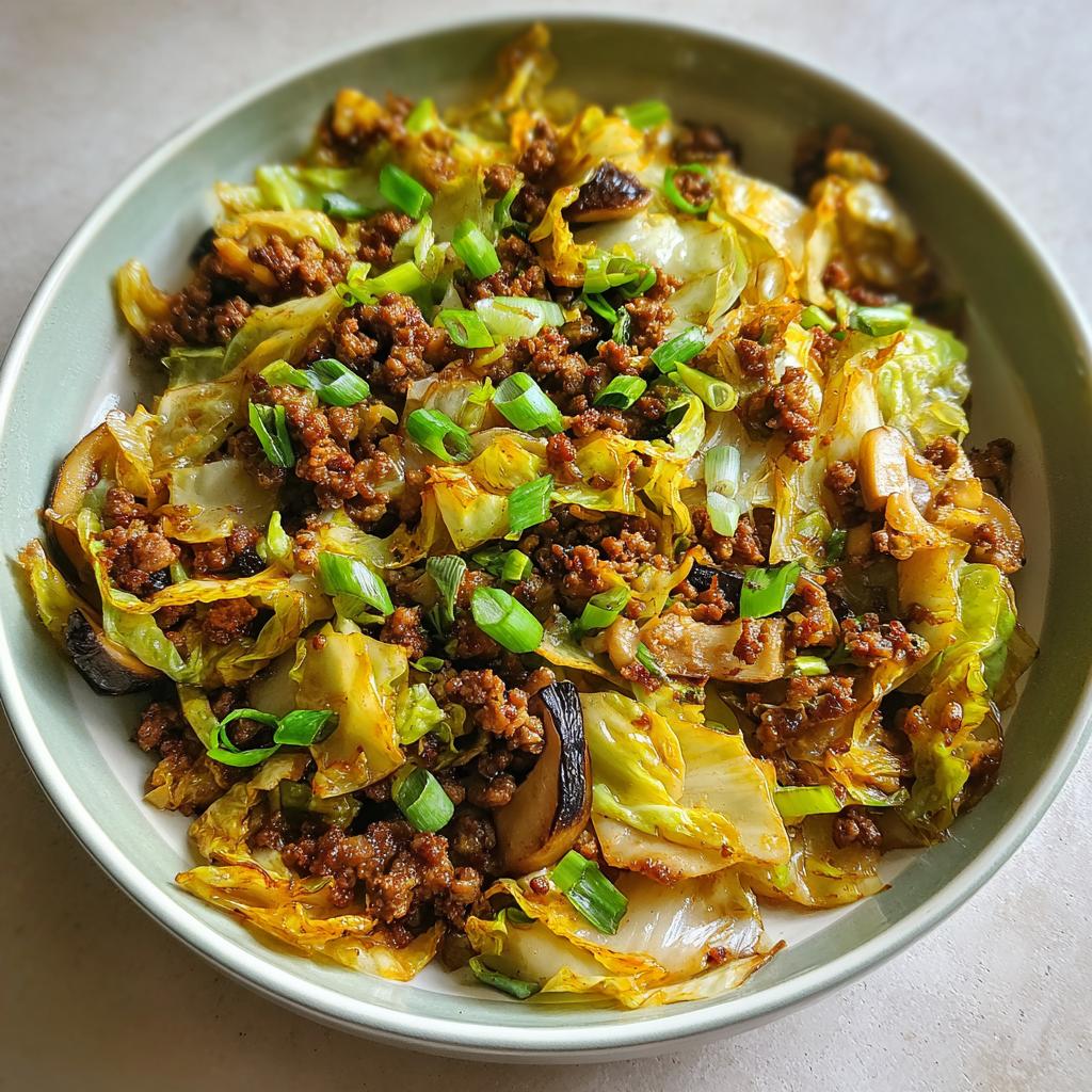 Perfect Chinese Ground Beef Stir-Fry 7 Chinese Ground Beef and Cabbage Stir-Fry - detail 3