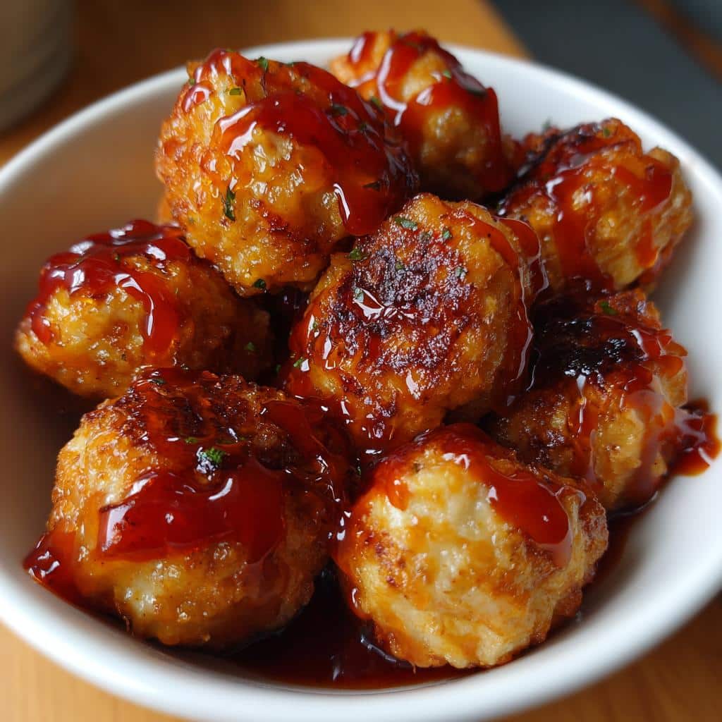 Chinese chicken balls - detail 2