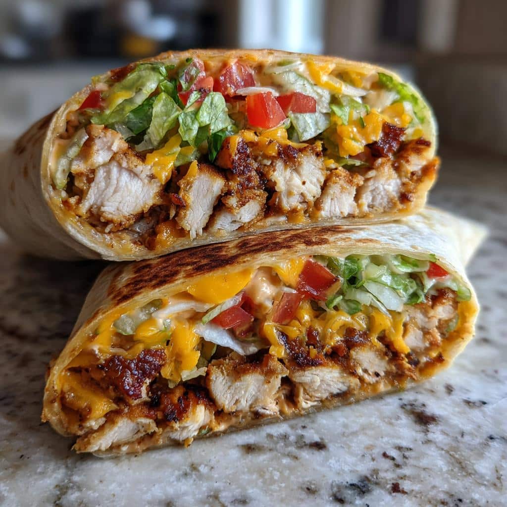 Chipotle Ranch Burrito: 8 Easy Steps 7 Chipotle Ranch Grilled Chicken Burrito - detail 3