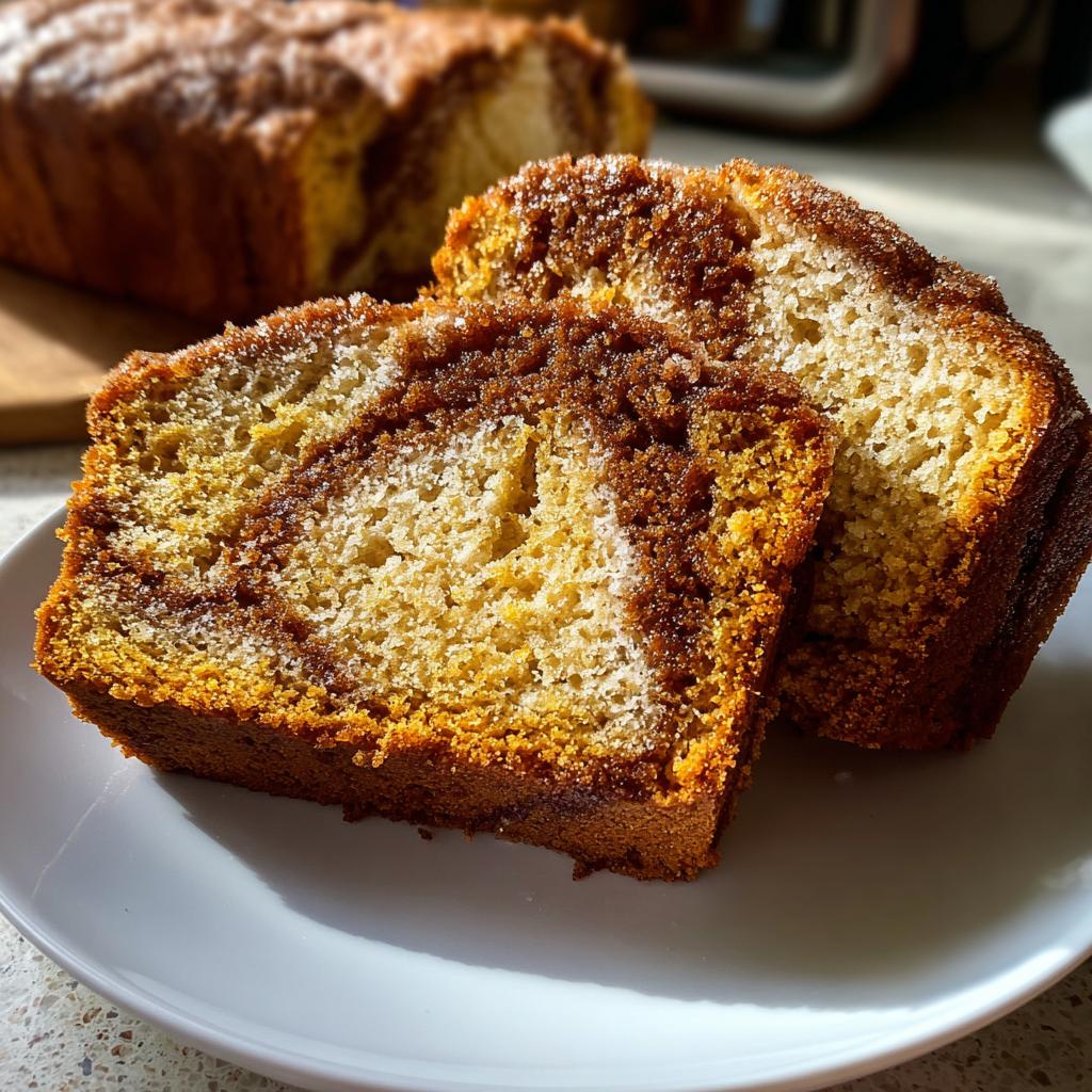 Cinnamon Swirl Pumpkin Bread Mini Loaves - detail 2