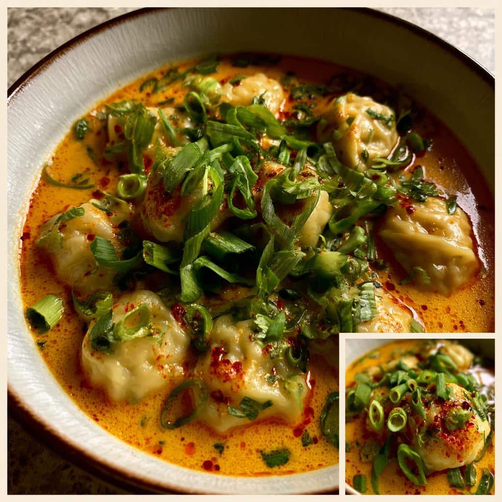 Coconut Curry Soup with Dumplings - detail 1