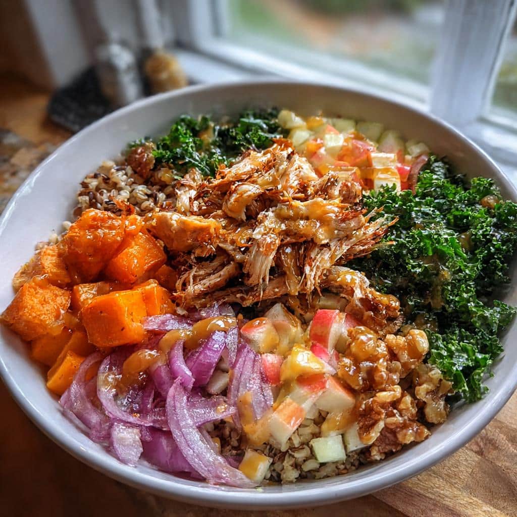 Cozy Autumn Grain Bowls with Maple Cinnamon Vinaigrette - detail 1