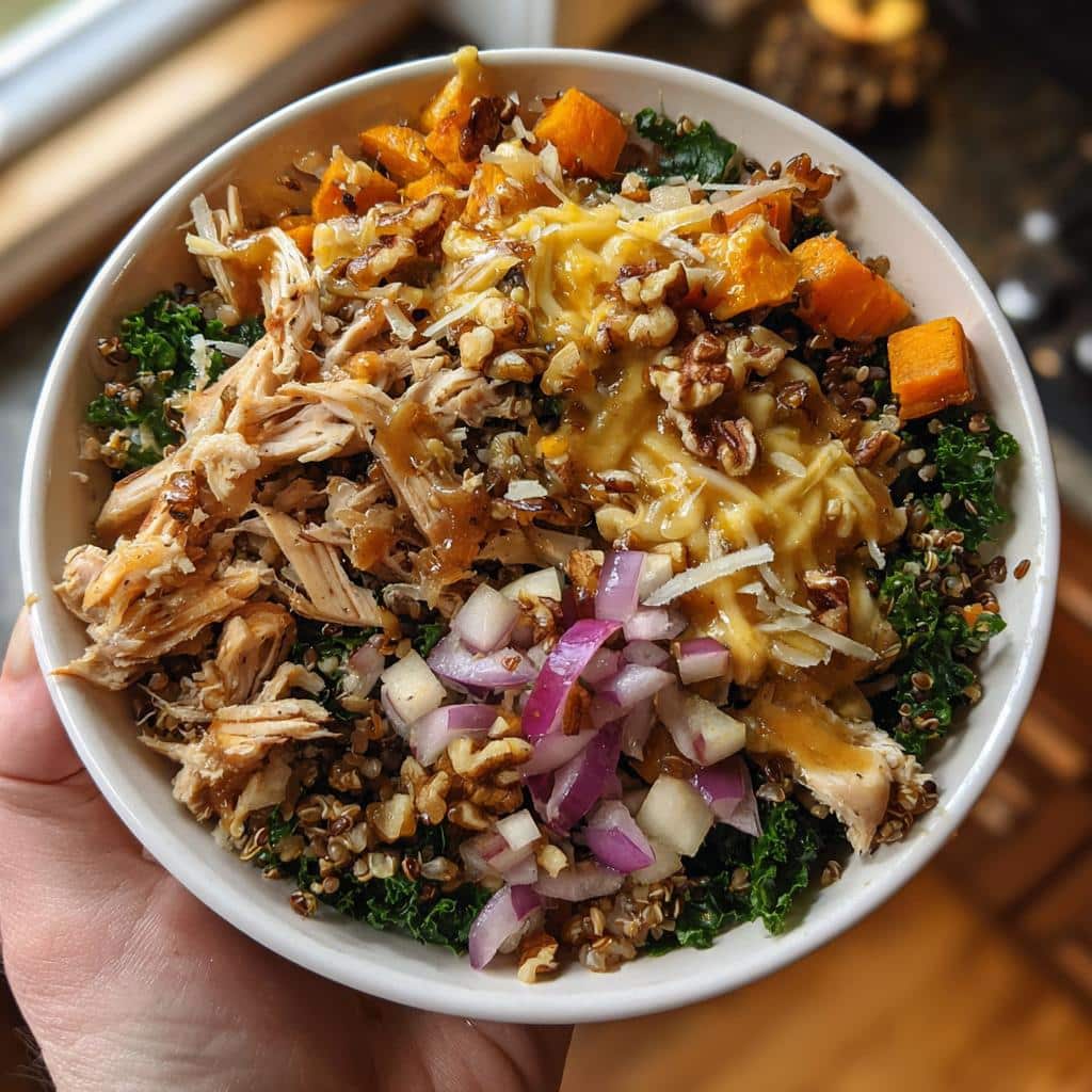 Cozy Autumn Grain Bowls with Maple Cinnamon Vinaigrette - detail 3