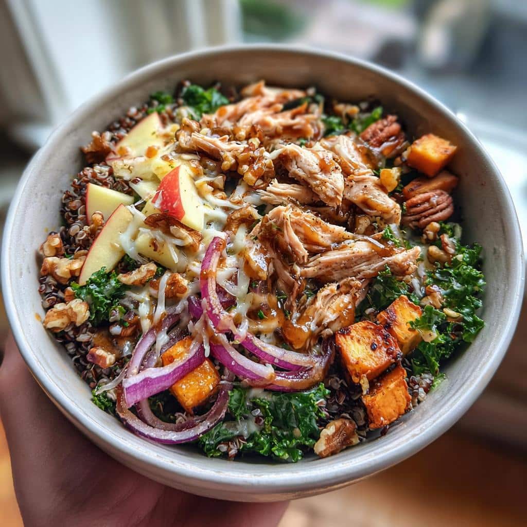 Cozy Autumn Grain Bowls with Maple Cinnamon Vinaigrette - detail 4