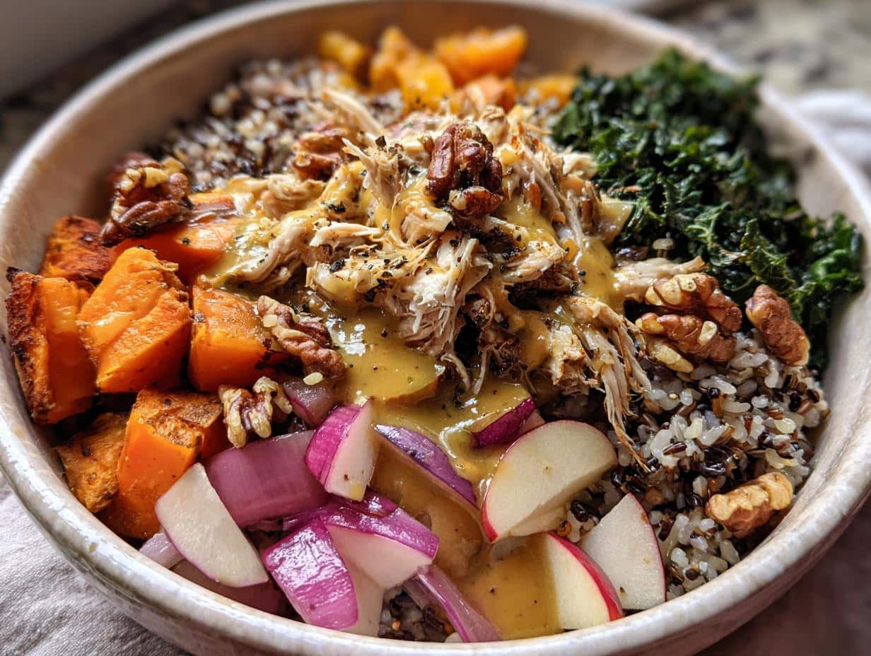 Cozy Autumn Grain Bowls with Maple Cinnamon Vinaigrette - detail 5